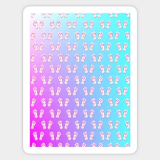 Flip Flops Pattern Sticker